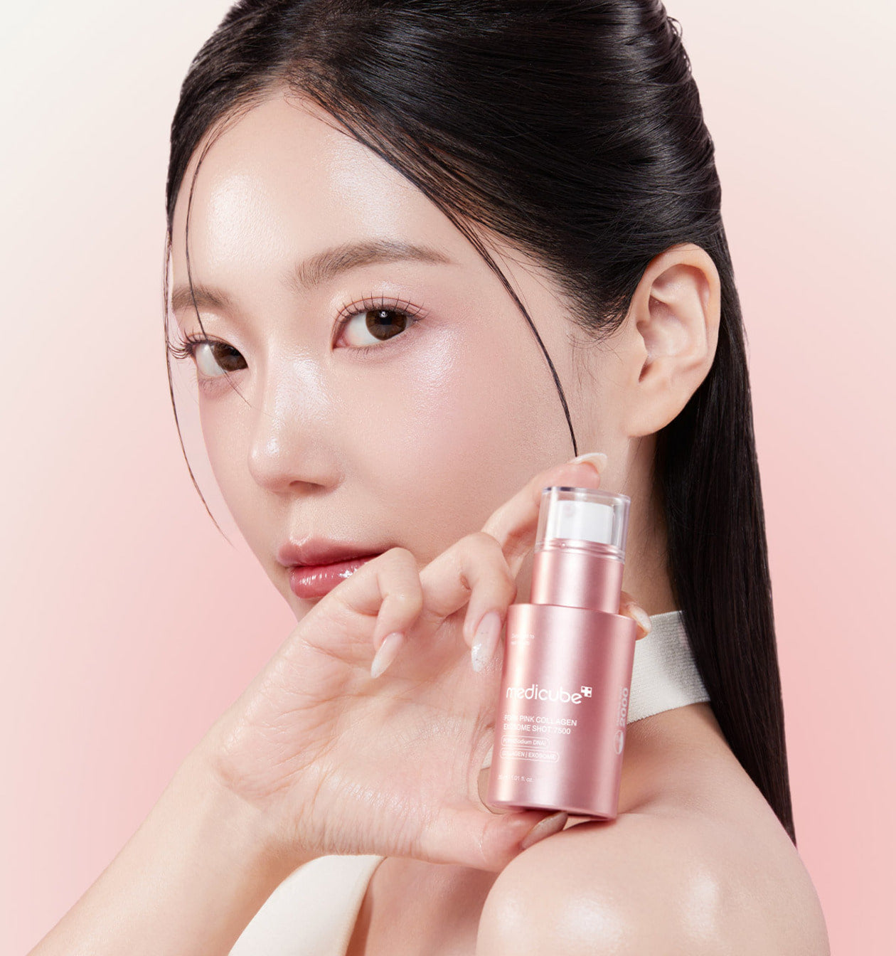 ProtoClinical k-beauty beauty product image in warm brown and cream tones on a light background.