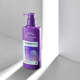 ProtoClinical k-beauty soft lavender beauty product silhouette with pale mint side tones on a light background.