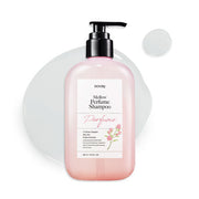 ProtoClinical k-beauty [Daeng Gi Meo Ri] Mellow Perfume Shampoo 380ml in a beauty close-up with a light vertical form on a pale neutral background