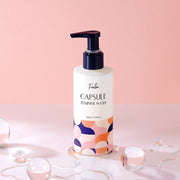 ProtoClinical k-beauty Foellie Capsule Feminine Wash 200ml single upright pink wash bottle centered on a light background