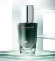 ProtoClinical k-beauty dark cosmetic product centered on a pale blue and white background.