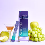 ProtoClinical k-beauty REJURAN Inner Dot DNA Glow Jelly 14ea front-facing jelly box packaging on a clean white background