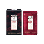 ProtoClinical k-beauty [Jung Kwan Jang] CheonNok Lively 70ml*30Pouch paired mauve product packages with pale aqua side accents on a light background