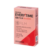 ProtoClinical k-beauty coral beauty product silhouette with deep brown lower accents and pale blue side tones on a light background.