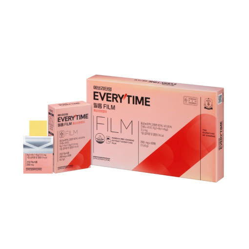 ProtoClinical k-beauty coral pink beauty product silhouette with a bright white upper background and pale aqua corner accents.