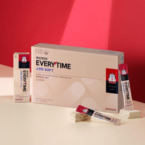 ProtoClinical k-beauty soft red rounded beauty product silhouette on a light background.