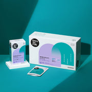 ProtoClinical k-beauty teal square beauty product silhouette on a dark green background.