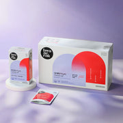 ProtoClinical k-beauty soft pink rounded beauty product silhouette on a light background.