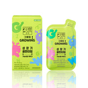 ProtoClinical k-beauty two bright green vertical beauty products on a light background.