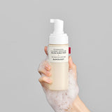 ProtoClinical k-beauty pale blue and blush beauty detail on a muted background.