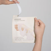 ProtoClinical k-beauty mixsoon Bean Collagen Hydrogel Mask 35g X 5ea single vertical mask pack centered on a light gray background with darker gray side shading