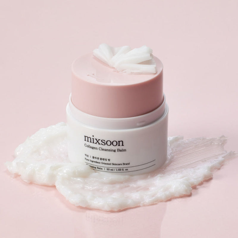 ProtoClinical k-beauty warm taupe beauty product silhouette on a soft pink background.