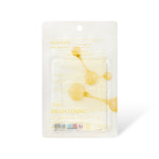 ProtoClinical k-beauty mixsoon Daily Mask Pack Friday 20ml X 10ea single translucent sheet mask packet with yellow serum droplet graphics on a clean white background
