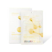 ProtoClinical k-beauty mixsoon Daily Mask Pack Friday 20ml X 10ea sheet mask packet displayed in front of the matching white box with yellow droplet graphics on a clean white background
