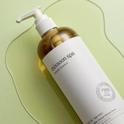 ProtoClinical k-beauty olive green product packaging with a dark lower section on a light background.