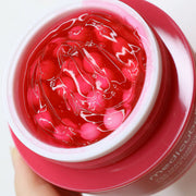 ProtoClinical k-beauty MEDICUBE: Txa Niacinamide Capsule Cream (55g) single centered red package silhouette with dark burgundy side shading and a pale pink lower section on a light background