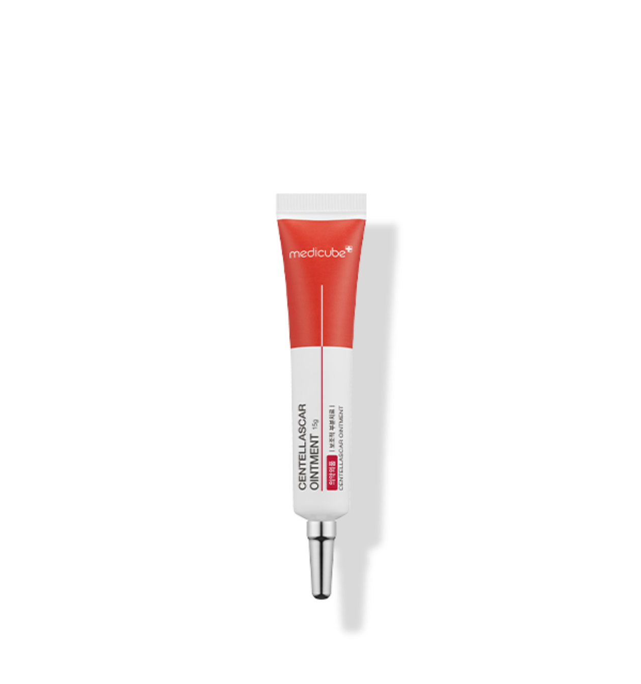 ProtoClinical k-beauty MEDICUBE: Centellascar Ointment (15g) single upright light beige ointment tube centered on a white background