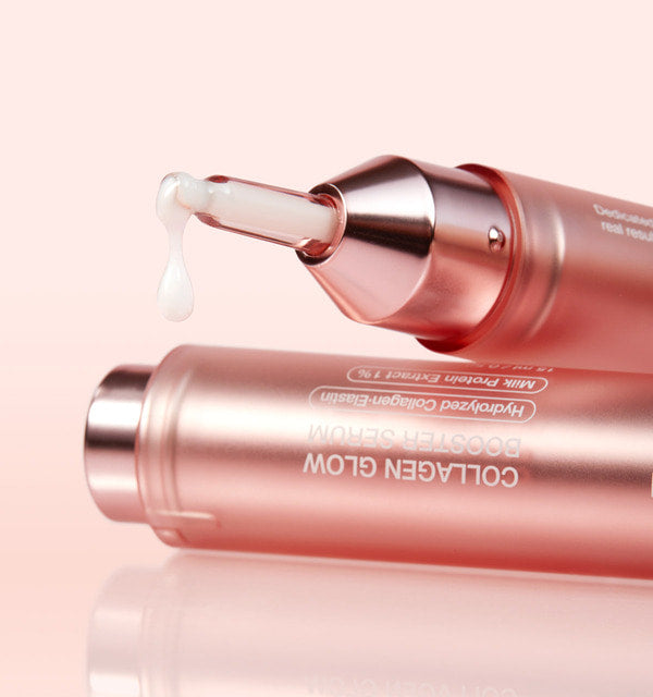 ProtoClinical k-beauty warm brown beauty product detail on a light background.