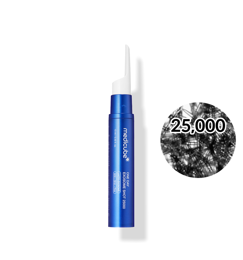 ProtoClinical k-beauty cool blue and gray beauty graphic on a light background.