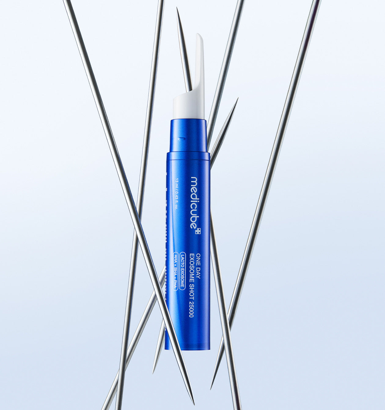 ProtoClinical k-beauty cool blue beauty product image on a light background.