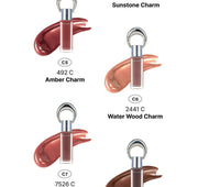 ProtoClinical k-beauty ENTROPY Makeup Cham Tint 3.0g #Glossy Gel Line three slim tint tubes standing side by side on a white background with pale green edges