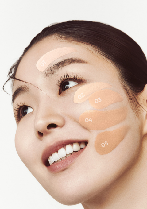ProtoClinical k-beauty angled beige beauty bottle with a dark cap on a light background.