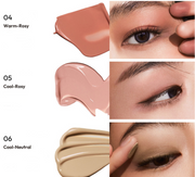ProtoClinical k-beauty [JAVIN DE SEOUL] Wink Eye Shade Primer 5.5g as a single upright rose-beige primer package centered on a white background with pale blue side shading