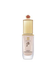 ProtoClinical k-beauty [THE WHOO] Cheongidan Double Radiant Base 40ml shown in a tall beige makeup base bottle on a white background.
