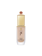 ProtoClinical k-beauty [THE WHOO] Cheongidan Radiant Essence Foundation SPF35 PA++ 40ml (2type) shown in a tall beige foundation bottle on a white background.