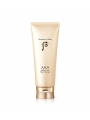 ProtoClinical k-beauty [THE WHOO] Cheongidan Radiant Soft Foam Cleanser 180ml single warm beige cleanser container silhouette centered on a bright white background