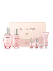 ProtoClinical k-beauty beige cosmetic product with soft blue accents on a light background.