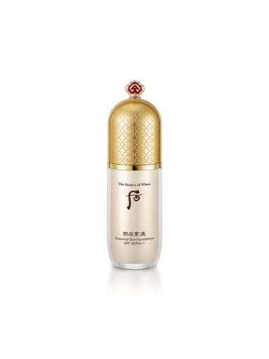 ProtoClinical k-beauty light olive beauty product silhouette with pale blue side accents on a light background.