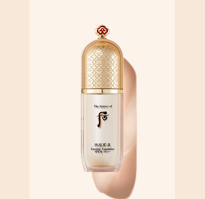 ProtoClinical k-beauty tall beige beauty product silhouette centered on a light cream background.