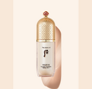 ProtoClinical k-beauty tall beige beauty product silhouette centered on a light cream background.