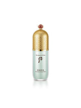 ProtoClinical k-beauty tall light olive beauty product silhouette with a pale lavender side accent on a light background.