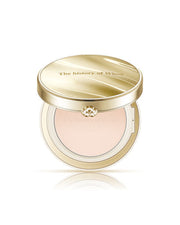 ProtoClinical k-beauty warm brown beauty product silhouette with pale blue side accents on a light background.