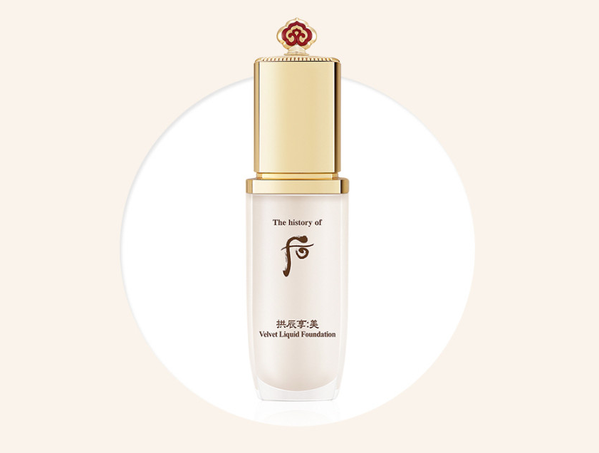 ProtoClinical k-beauty skincare graphic with vertical beige and gray panels on a light background.