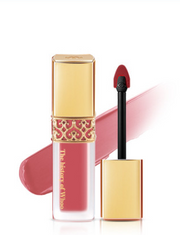 ProtoClinical k-beauty [THE WHOO] Gongjinhyang Mi Velvet Liquid Lip Rouge 6g (3color) single upright liquid lip tube centered on a pale pink and cream background