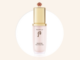 ProtoClinical k-beauty skincare graphic with vertical beige and gray panels on a light background.