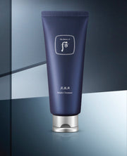 ProtoClinical k-beauty dark charcoal beauty product silhouette with soft white highlights on a deep slate background.