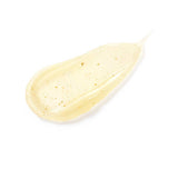 ProtoClinical k-beauty [THE WHOO] Royal Essential Golden Lipcerin 15ml glossy pale gold balm swatch with visible gold flecks spread on a clean white background
