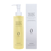 ProtoClinical k-beauty nooni Snow Aqua 0 LHA Toning Cleansing Oil 200ml square product graphic with a single cleansing oil package on a white background