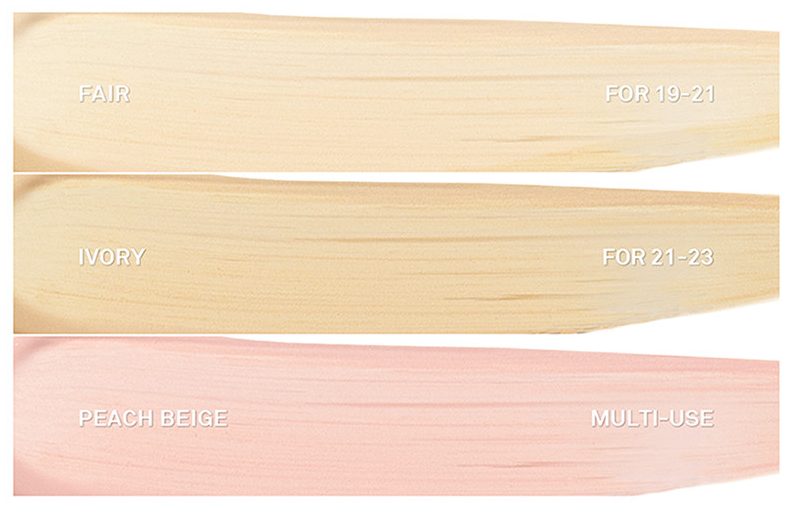 ProtoClinical k-beauty soft yellow beauty banner with peach tones on a light background.