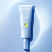 ProtoClinical k-beauty LANEIGE Water Bank UV Barrier Sunscreen SPF50+ PA++++ 50ml product detail on a clean background.