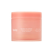 ProtoClinical k-beauty soft coral beauty graphic with pale aqua side accents on a light background.