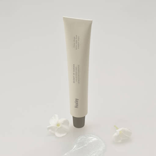 ProtoClinical k-beauty muted gray beauty graphic on a light background.