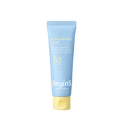 ProtoClinical k-beauty JUNGSAEMMOOL Blue Chamomile Hyaluronic Acid Aqua Sun Cream SPF 50+ PA++++ 50ml single upright package centered on a light background.