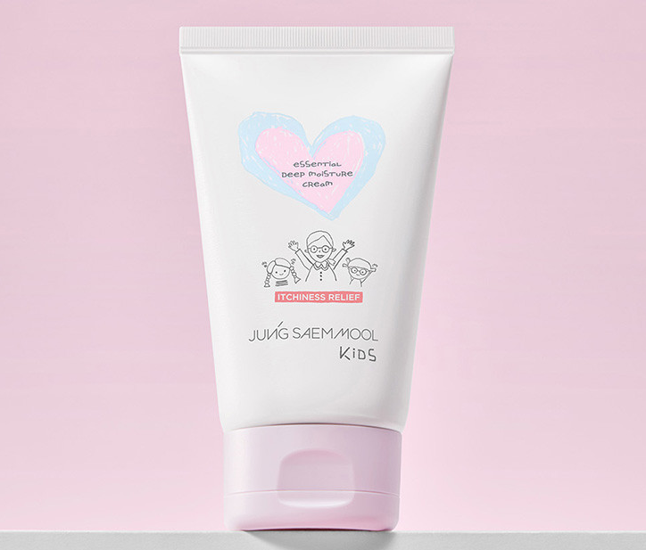 ProtoClinical k-beauty pale pink beauty layout with a soft gray lower band on a light background.