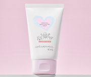 ProtoClinical k-beauty pale pink beauty layout with a soft gray lower band on a light background.