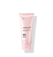 ProtoClinical k-beauty MEDICUBE: PDRN Pink Niacinamide Whip Cleanser (120g), single upright soft pink cleanser tube on a white background.